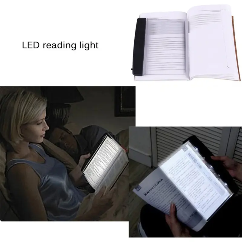 Portable LED Tablet Book Light Reading Night Light Lilac Milo