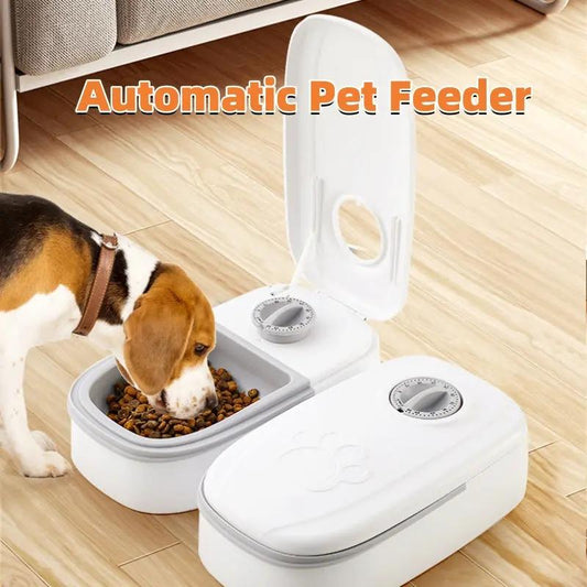 Automatic Pet Feeder Smart Food Dispenser For Cats Dogs Timer Crimson Medea