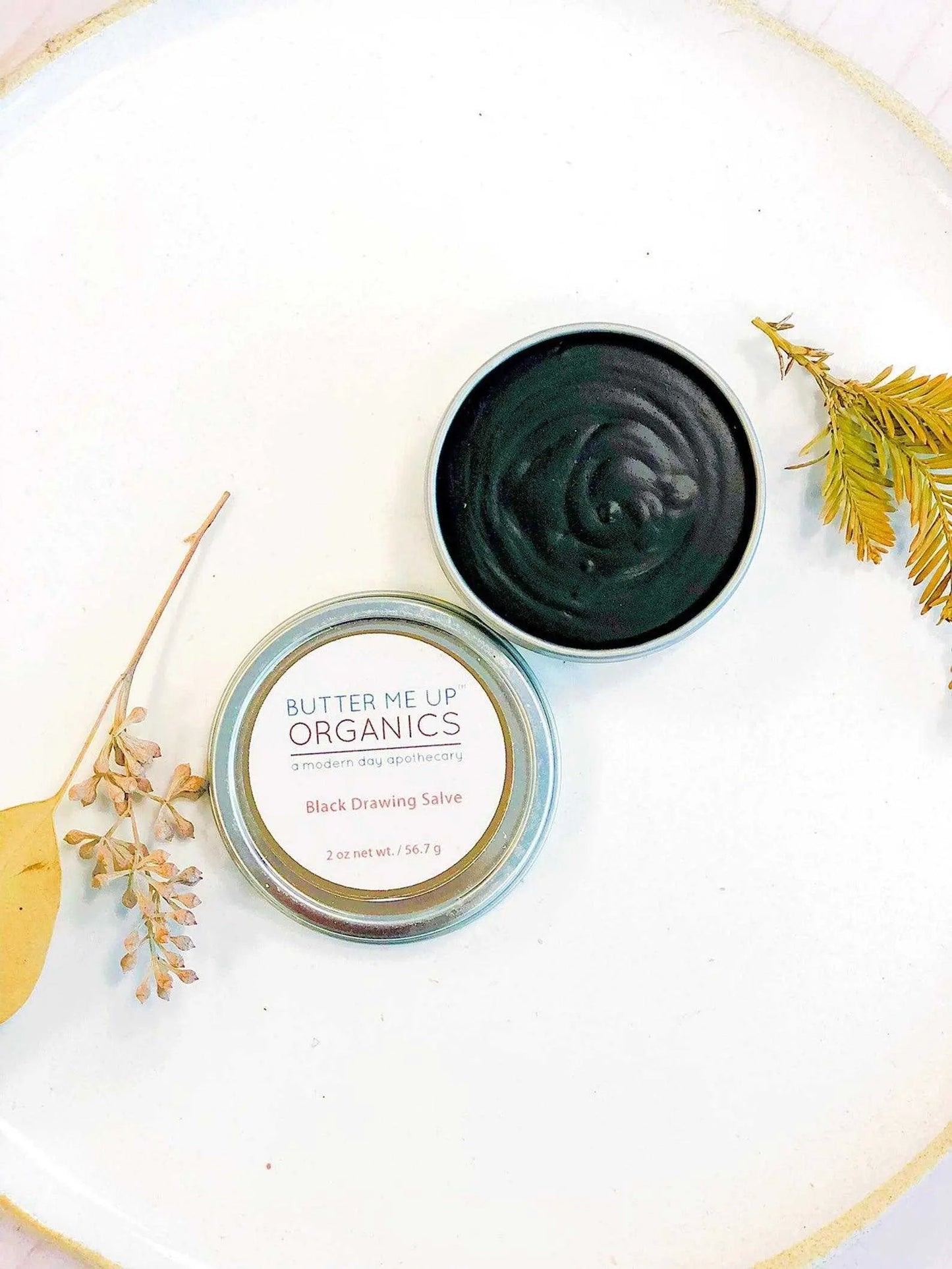 Organic Black Drawing Salve / Bee Stings / Rashes / Skin Ailments / White Smokey