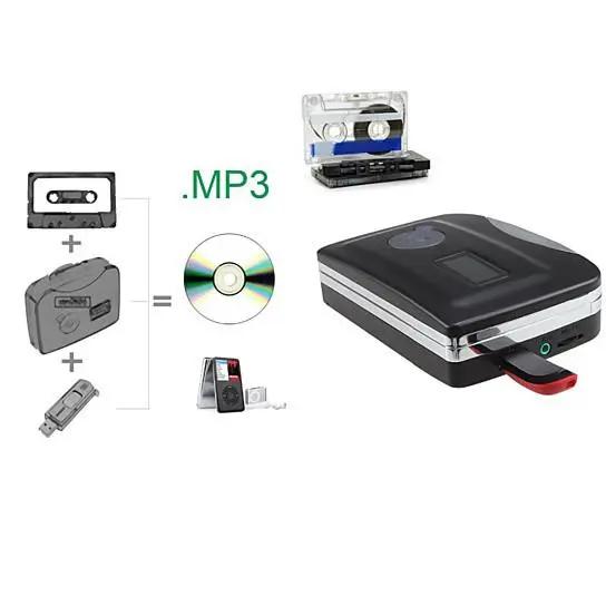 Portable Cassette To MP3 Converter No Computer Needed Salmon Lucky