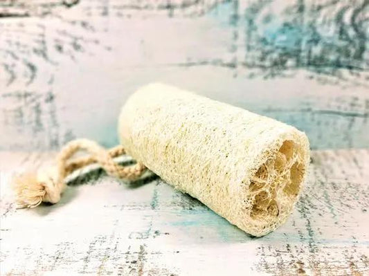 Organic Natural 4" Loofah, loofa, luffa, vegan Yellow Shadow