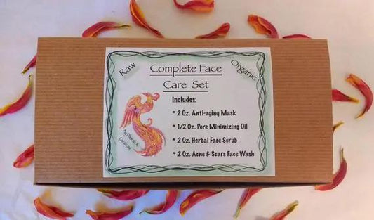 Organic Complete Face Care Kit Cyan Misty
