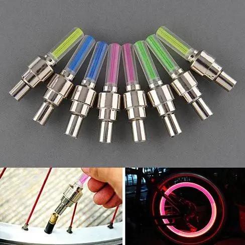 4pc Pack LED NEON COLORED Lights for Bikes, Cars and Motorcycle Salmon Lucky