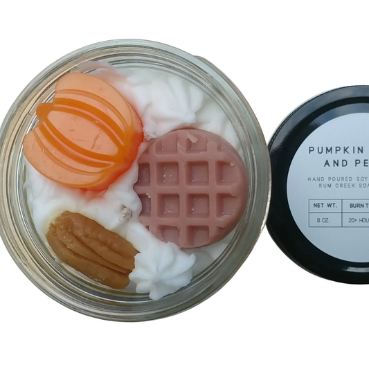 Pumpkin Waffle and Pecan Candle Gold Epimetheus