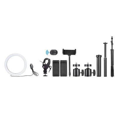 LED Ring Light With Phone Tripod Stand Kit 10" Yellow Pandora