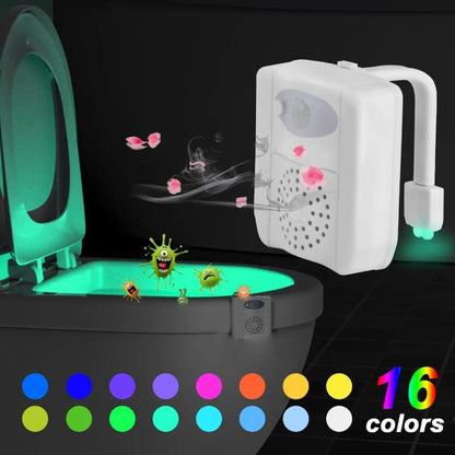CLEAN BOWL UV Sanitizing Light For Germ Free Toilets With LED Motion Salmon Lucky