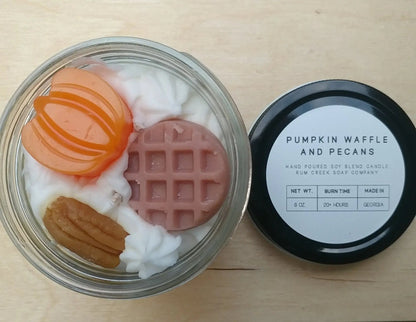 Pumpkin Waffle and Pecan Candle Gold Epimetheus