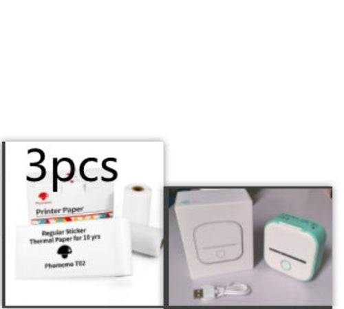 Portable Mini Thermal Label Printer Home Photo Printer Student Wrong