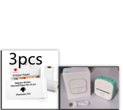 Portable Mini Thermal Label Printer Home Photo Printer Student Wrong