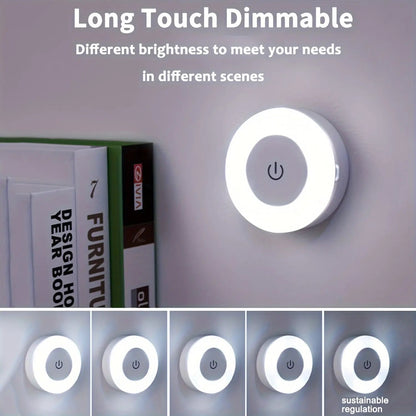Versatile LED Touch Night Light for Home Decor Champagne Apollo