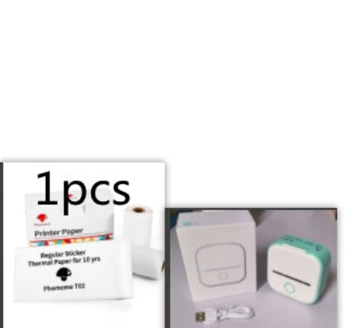 Portable Mini Thermal Label Printer Home Photo Printer Student Wrong