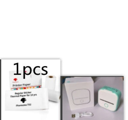Portable Mini Thermal Label Printer Home Photo Printer Student Wrong