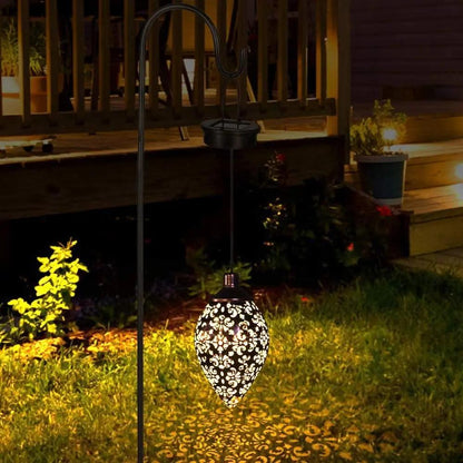 Solar Light LED Lantern Garland Waterproof Hanging Outdoor Fairy Light Pink Iolaus
