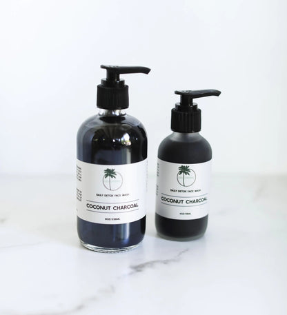 Daily Detox Face Wash- With Charcoal Mint Green Leto