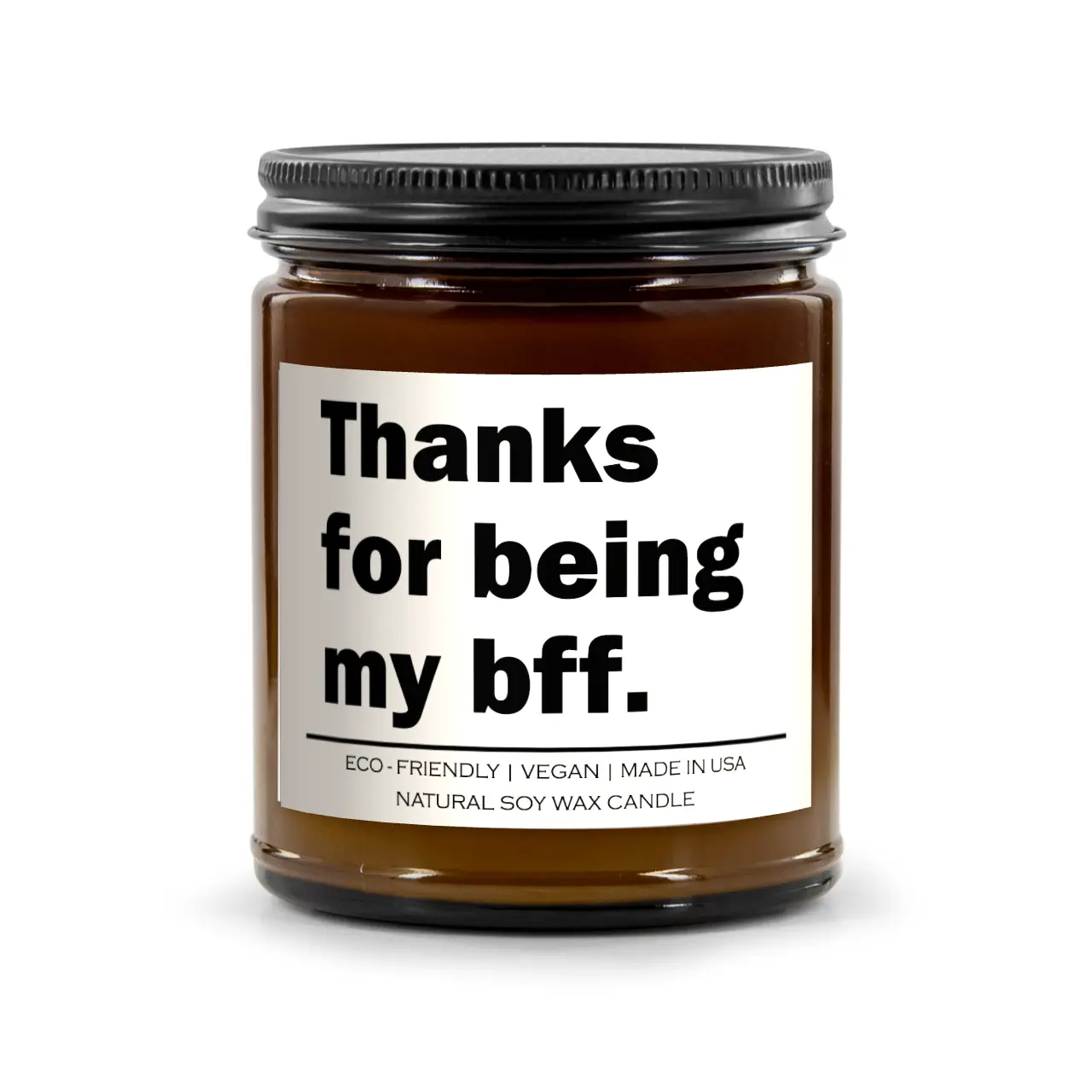 Thanks for being my bff Candle Red Alcestis