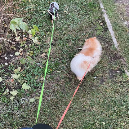 Retractable Dog Leash For Small Dogs Reflective Dual Pet Leash Lead