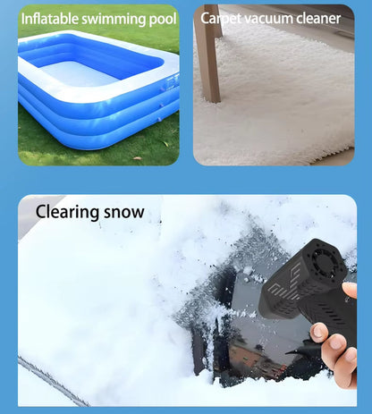 Handheld X5 130000RPM Turbofan air duster cleaning snow, carpet, inflatable pool dust blower
