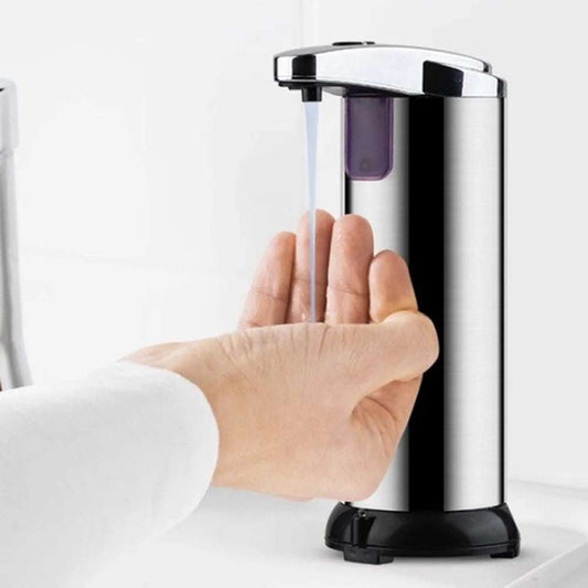 Automatic liquid soap dispenser touchless stainless steel with infrared sensor and adjustable soap output