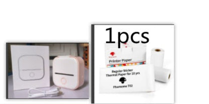 Portable Mini Thermal Label Printer Home Photo Printer Student Wrong