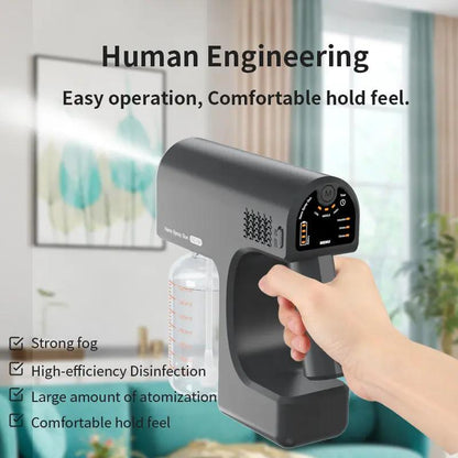 USB Rechargeable Electric Wireless Disinfection Sprayer Maroon Asteria