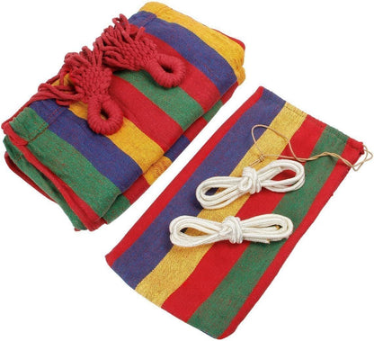 WoneNice™ – Double Cotton Hammock for 2 Persons, Spain Warehouse