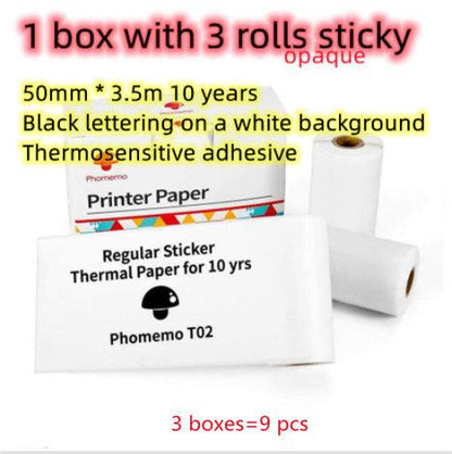 Portable Mini Thermal Label Printer Home Photo Printer Student Wrong Question Printer Bluetooth-compatible Mini Label Printer Price Tag - Shenanigans 