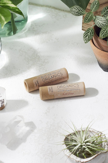 Organic Anti-Chap Lip Balm / Chapped Lips / Organic Lip Moisturizer / White Smokey