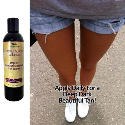 Organic Sunless Tanning Lotion White Thalassa
