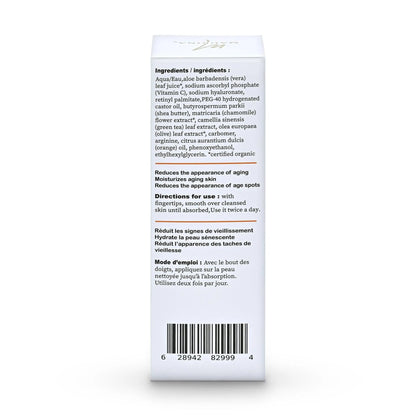 Face Serum -  20% Vitamin C Serum With Hyaluronic Acid And Retinol Orchid Zeus