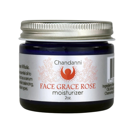 Face Grace Rose Moisturizer | Organic Face Moisturizer Blue Andromache
