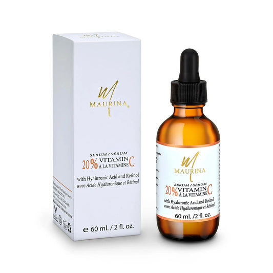 Face Serum -  20% Vitamin C Serum With Hyaluronic Acid And Retinol Orchid Zeus