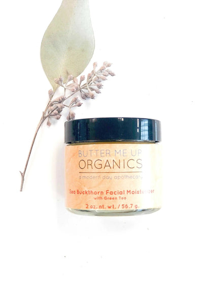Sea Buckthorn Facial Moisturizer / Organic Face Moisturizer / Facial White Smokey