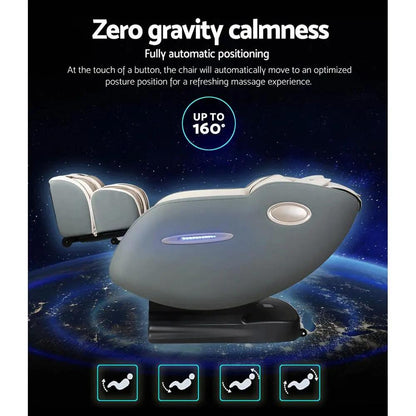 Livemor Electric Massage Chair recliner with zero gravity positioning up to 160 degrees for full body relaxation and advanced massage technology