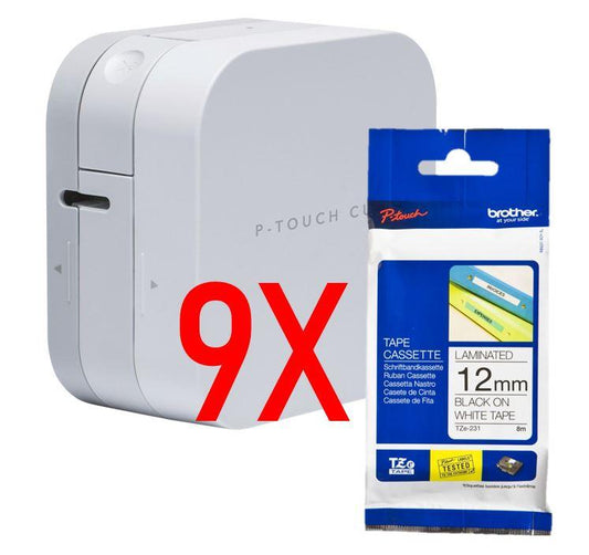 Brother PT-P300BT, Compact Bluetooth Label Printer, Direct Smartphone