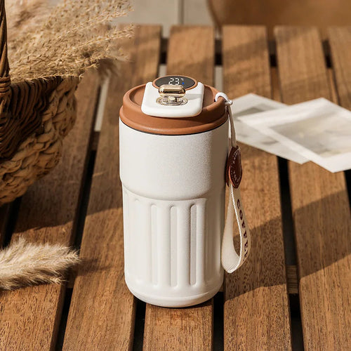Smart Thermos Bottle Water Digital LED Temperature Coffee Cup 316
