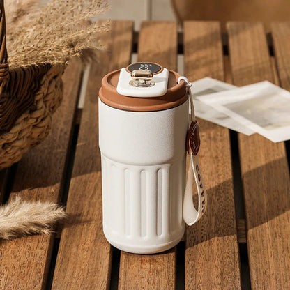 Smart Thermos Bottle Water Digital LED Temperature Coffee Cup 316
