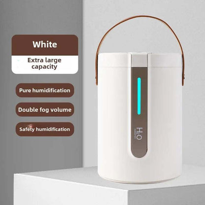 2500ML water tank rechargeable wireless air humidifier with large capacity mist spray in white color