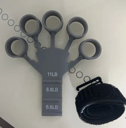 Silicone 5-finger finger trainer, wrist tension device, shooting
