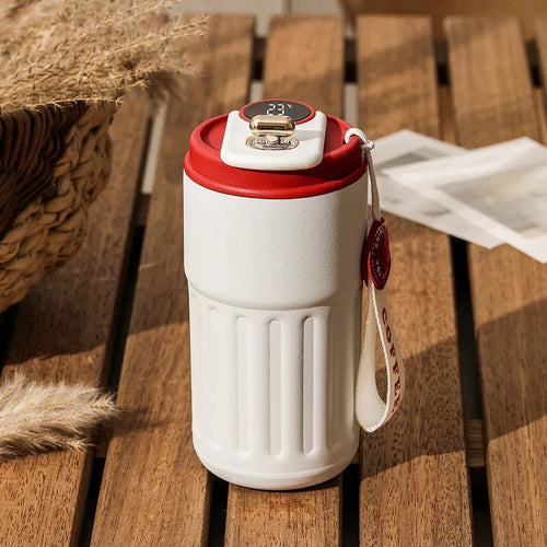 Smart Thermos Bottle Water Digital LED Temperature Coffee Cup 316