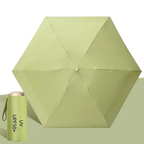UPF50+ Umbrella Mini Pocket Sun Shade Umbrella Portable Vinyl Folding