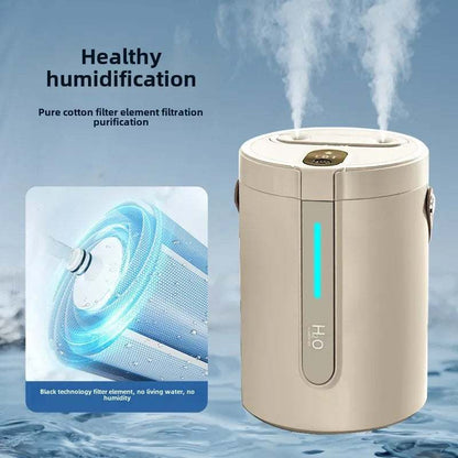 2500ML water tank rechargeable wireless air humidifier with large mist spray capacity