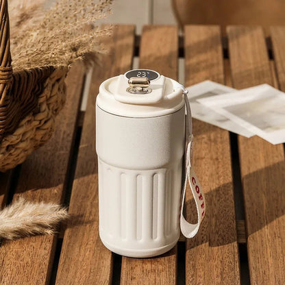 Smart Thermos Bottle Water Digital LED Temperature Coffee Cup 316