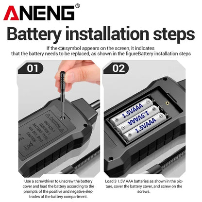 GN807 Combustible Gas Detector Natural Gas Coal Gas Leakage Alarm PPM