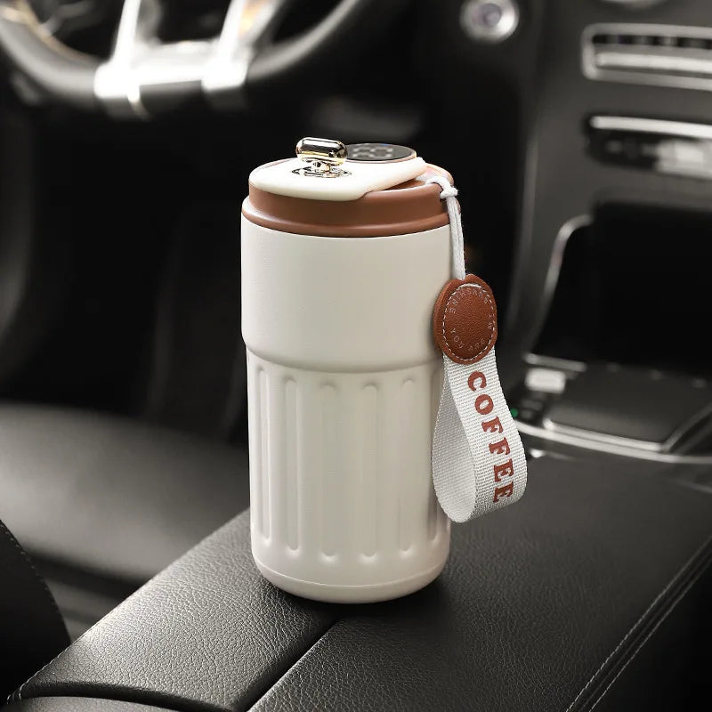 Smart Thermos Bottle Water Digital LED Temperature Coffee Cup 316