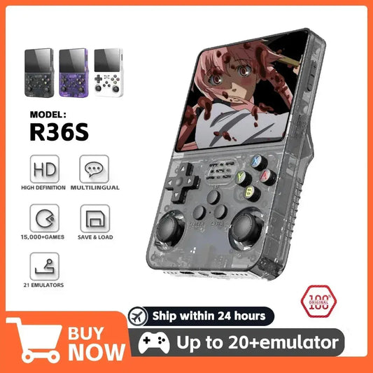 R36S Retro Handheld Video Game Console Linux System 3.5-inch IPS AliExpress