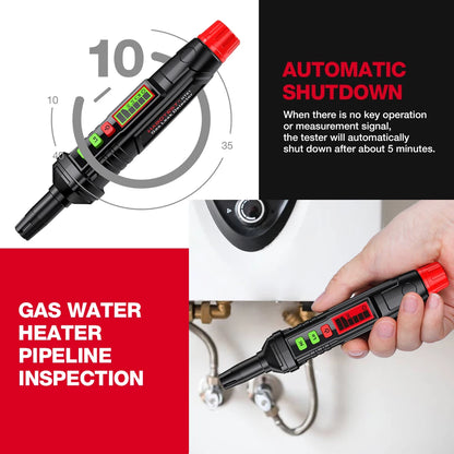 HT61 Gas Leak Detector Gas Analyzer Pen Type Mini Portable PPM Meter