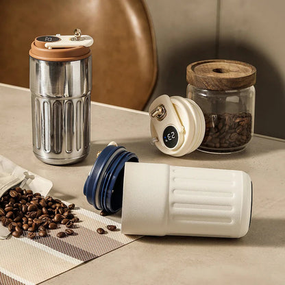 Smart Thermos Bottle Water Digital LED Temperature Coffee Cup 316