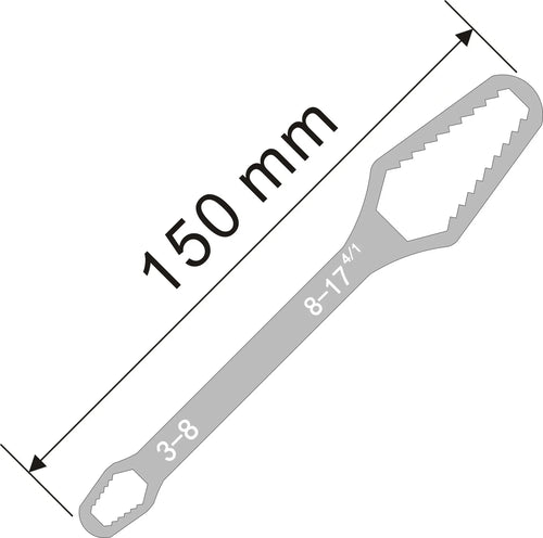 3-17mm Universal Torx Wrench Self-tightening Adjustable Glasses Wrench