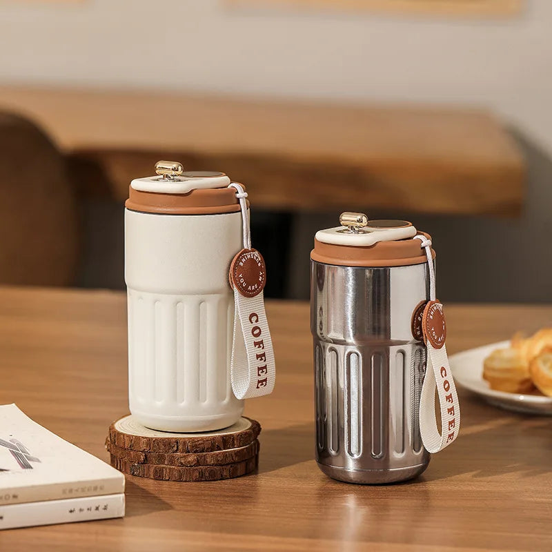 Smart Thermos Bottle Water Digital LED Temperature Coffee Cup 316
