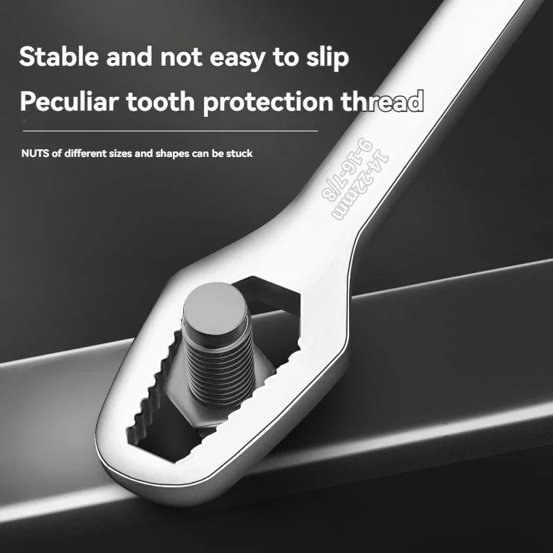 3-17mm Universal Torx Wrench Self-tightening Adjustable Glasses Wrench